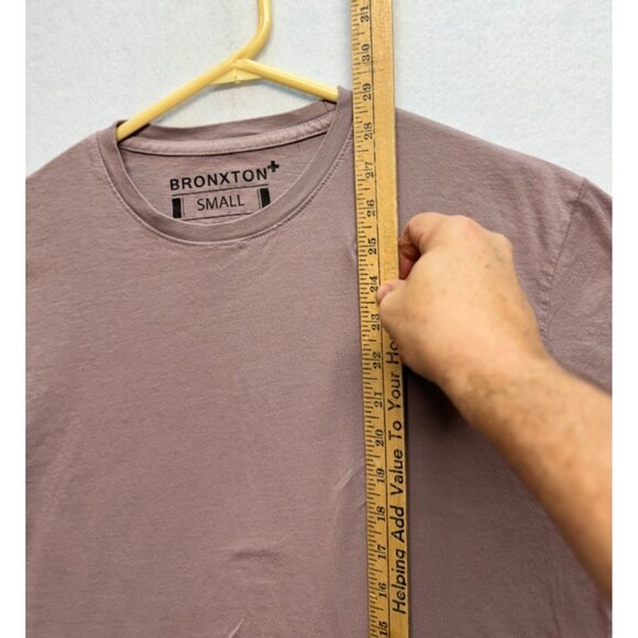 Bronxton Plus Casual Men's Tee Tshirt Short Sleeve Crew Neck Size Small - Picture 6 of 7